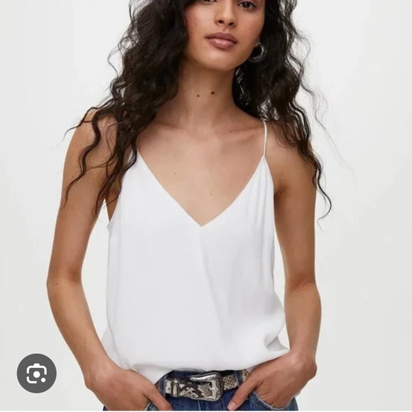 Small white Wilfred Free Margot V-neck camisole - Picture 1 of 7